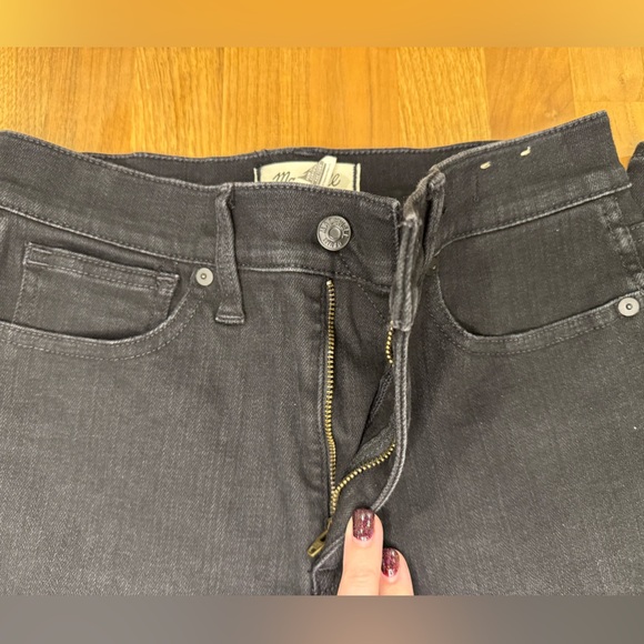Madewell Stovepipe Jeans | Size 28 | Black Denim 🖤 - Picture 4 of 10